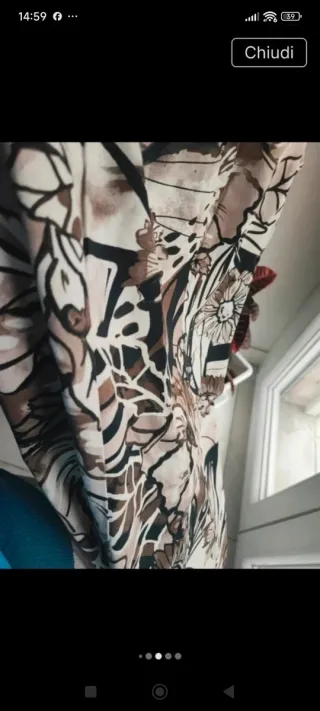 Vestito donna estivo fantasia M