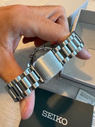 Seiko Speedtimer Cronógrafo Blanco.