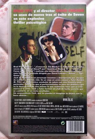 *El Club de La Lucha (1999) | VHS | Caja Pequeña