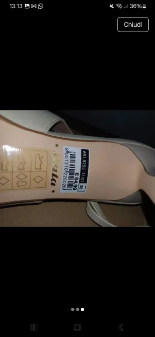 Scarpe BATA slingback beige