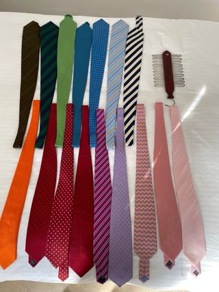Lote de corbatas de seda