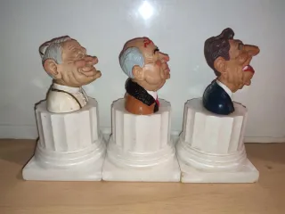 Comics Spain figuras pvc Reagan Papa Gorbachov