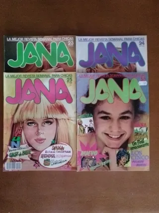 Lote de 20 revistas juveniles JANA y 1 PECOSA.