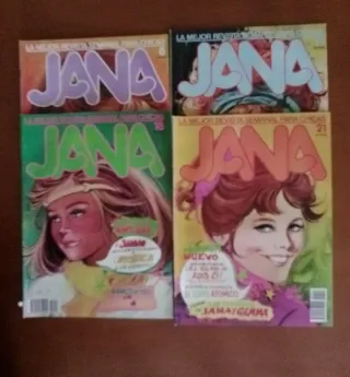 Lote de 20 revistas juveniles JANA y 1 PECOSA.