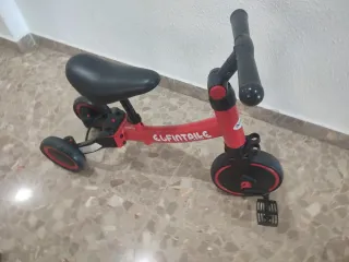 Triciclo niños 1 a 4 años, bici multifunción
