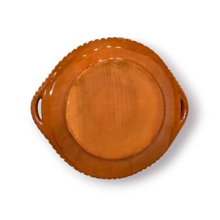 Travessa de Barro Decorada à Mão com Asas