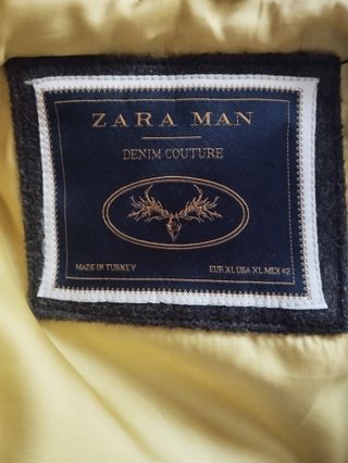 Parka Zara Man Gris