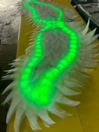 Disfraz Alas Blancas con Luces Unisex