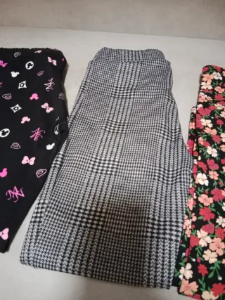 Mallas niña 3 pares estampadas