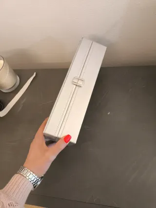 Scatola porta orologi in similpelle