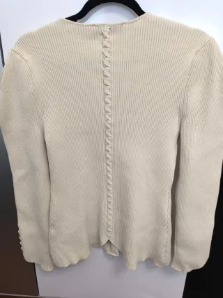 Chaqueta Zara punto manga abullonada