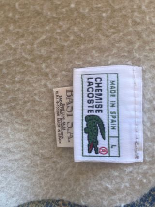 Bufanda de lana Lacoste talla L