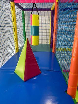 Parque infantil 5.00x4.00x2.45m con 2 toboganes