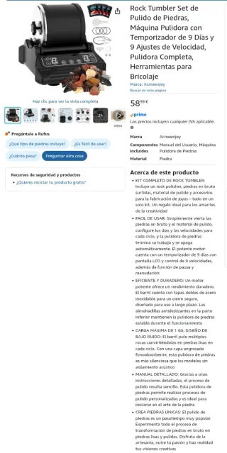 Pulidora de Piedras Acmeenjoy
