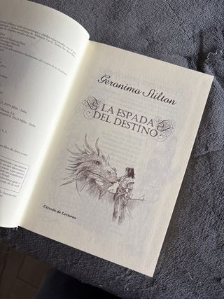 Libro de Geronimo Stilton La espada del Destino