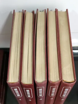 5 Tomos Crónica de la Guerra Española enciclopedia