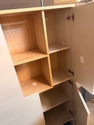 Columna salón/comedor madera y cashemere