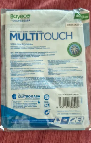 Lote 4 productos: 2 guantes y 2 paños