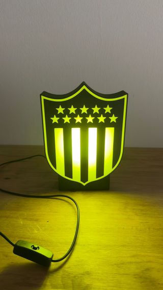 Lámparas 3D Escudos Fútbol Personalizables LED