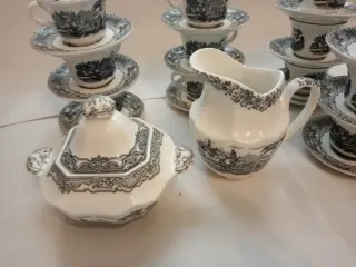 Juego Café La Cartuja Sevilla Porcelana