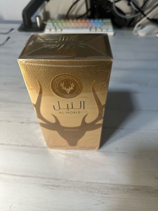 Perfume AL NOBLE Marrón Dorado