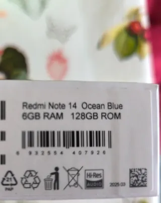 Xiaomi Redmi Note 14 Negro