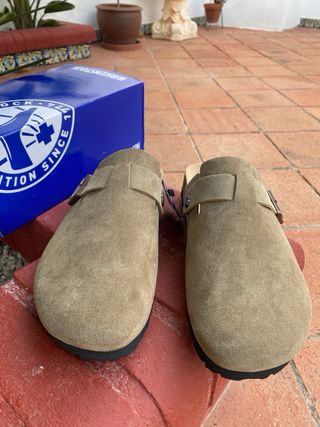 Birkenstock Boston Beige