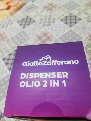 Dispenser Olio 2 in 1 GialloZafferano