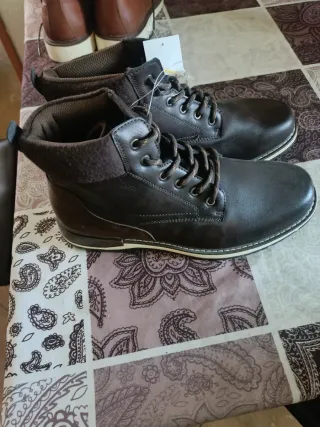 Botas de vestir hombre marrones