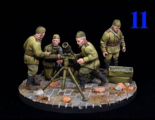 Figuras Rusas Batalla de Berlín #2, 1/72-1/56