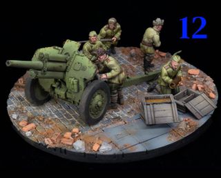 Figuras Rusas Batalla de Berlín #2, 1/72-1/56
