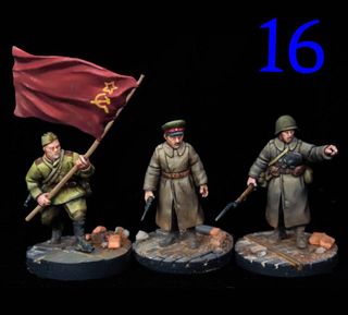 Figuras Rusas Batalla de Berlín #2, 1/72-1/56