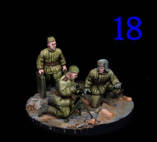 Figuras Rusas Batalla de Berlín #2, 1/72-1/56