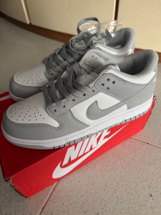 Nike Dunk Low Grigio Bianco