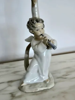 Lámparas Lladro Ángeles Músicos Porcelana