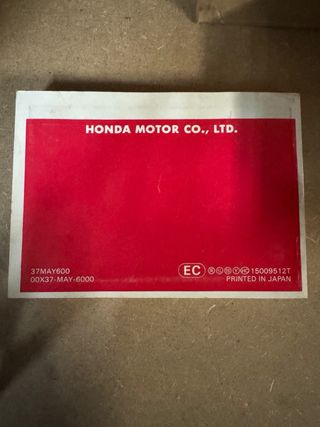Honda XRV750 Africa Twin manual proprietário 1995