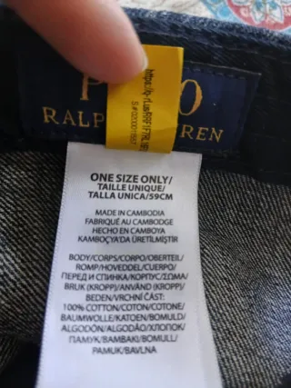 Gorra Polo Ralph Lauren Oso Azul