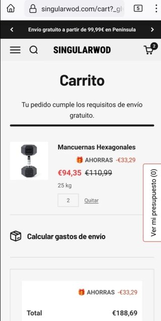 MANCUERNAS HEXAGONALES 25K 17K 22K 24K 12.5KG