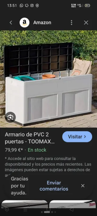 Baúl PVC TOOMAX. 118x45x59.