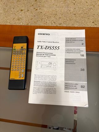 Amplificador Onkyo TX-DS555 Alta Fidelidad y Cine