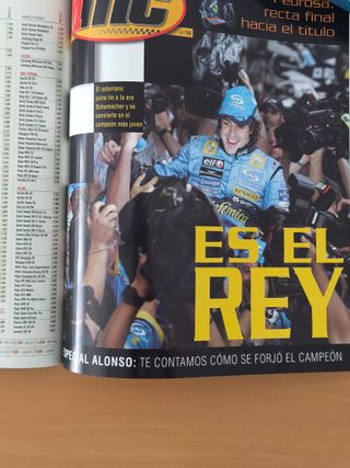 Lote 5 Revistas Automovilismo - Fernando Alonso
