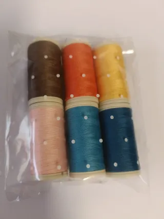 Set 6 hilos coser colores surtidos
