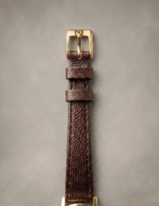 Reloj Omega Genève Vintage Dorado Correa Marrón
