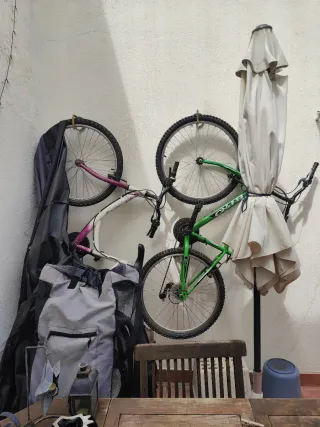 2 Bicicletas Verdes y Rosas