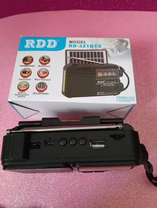 Radio RDD RD-322BTS Solar FM AM SW MP3