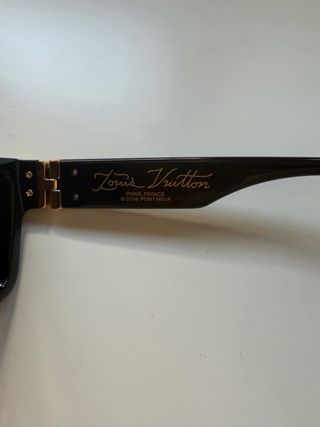 Gafas Louis Vuitton Negras y Doradas