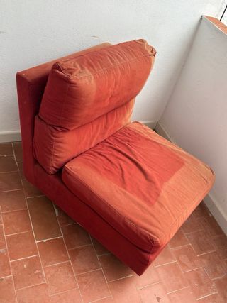 regalo sillón rojo
