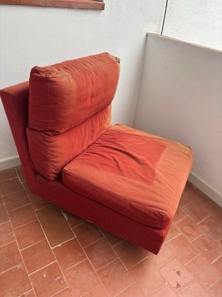 regalo sillón rojo