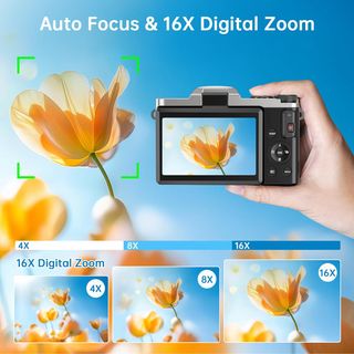 Cámara Digital 4K 64MP WiFi