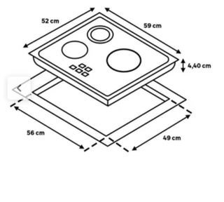 Placa de Inducción Cata